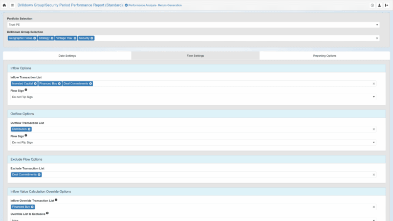 Performance Analysis / Return Generation – Opturo Inc
